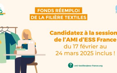 Candidater aux Appels à Manifestation d’Intérêt (AMIs) textiles 2025 d’ESS France